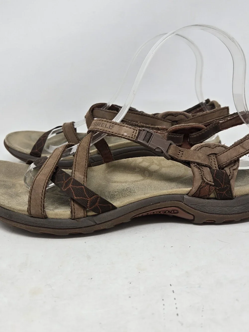 Merrell Comfort Strappy Slingback Slip on Open Toe Sandals Women's Size 9